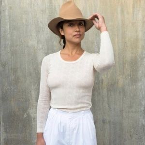 Vintage Pointelle Top M/L RARE